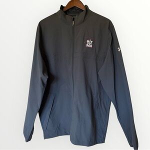 Under Armour gray windbreaker under armour jacket men’s size large